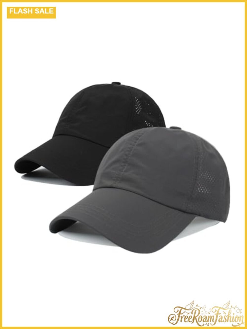 Quick Dry Water Repellent Baseball Cap Unstructured Dad Hat for Fishing Running